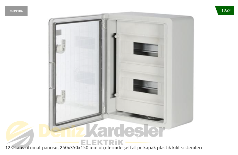 ADAL 300X400X170 12X2 PC KAPAKLI OTOMAT PANOSU