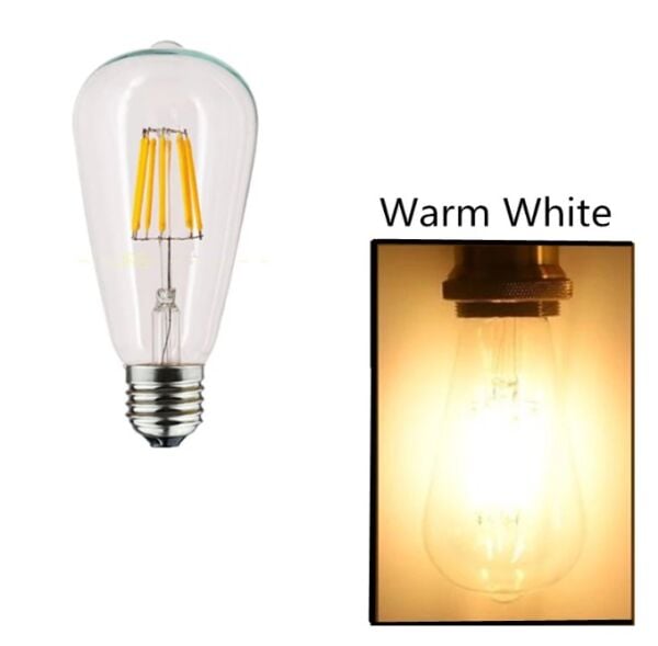 Cata CT-4353G 8W Edison Led Ampul (St-64)(3200K)