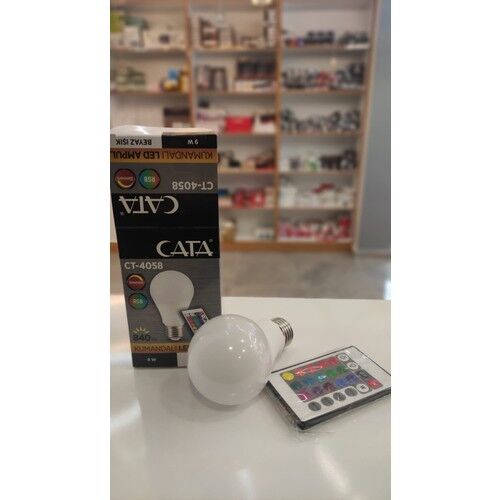 Cata CT-4058B 9W Rgb Ampul (Uzaktan Kumandalı)(Beyaz)