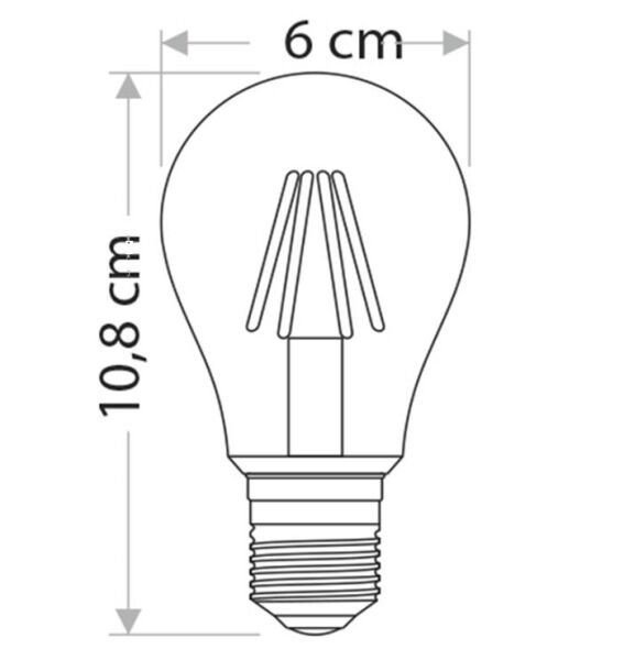 Cata CT-4217G 8W Edison Led Ampul (Günışığı)