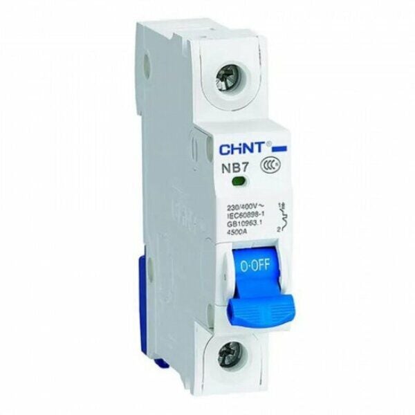 Chint 192180 Nb7 Serisi / 1 Kutuplu 6Ka / C Tipi 20A Otom
