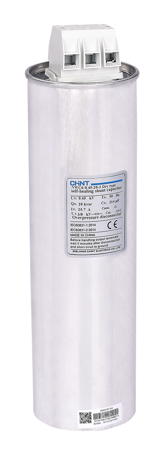 Chint 799019 Nwc6-400V Kondansatör 0.5Kvar