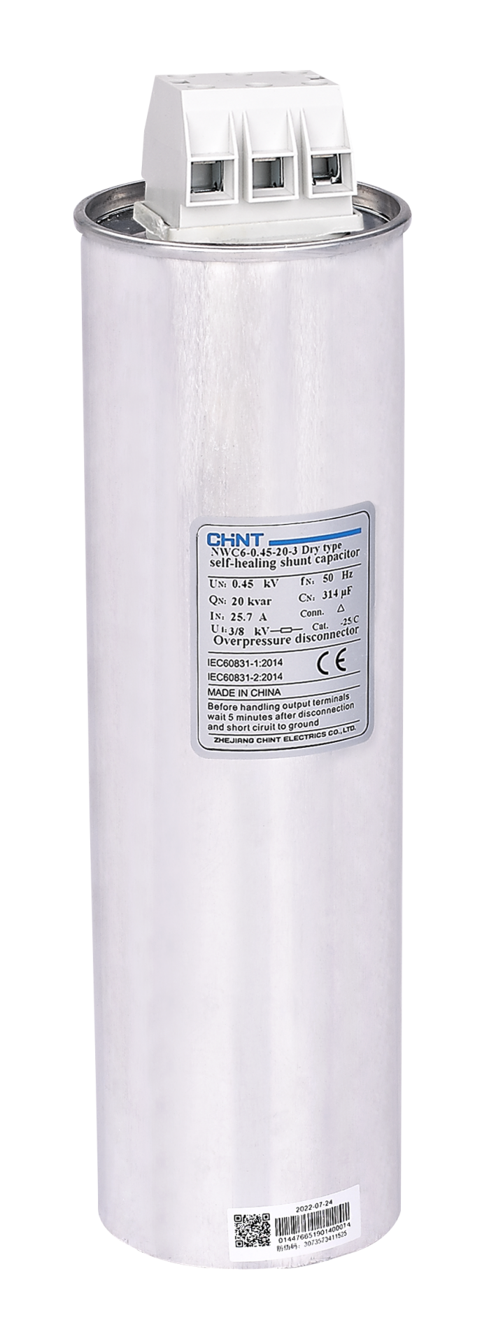 Chint 799019 Nwc6-400V Kondansatör 0.5Kvar