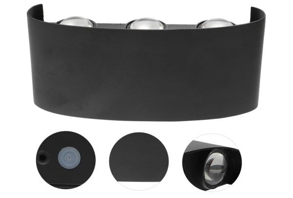 Ack AH07-07201 6*1W / Smd Chıp / Siyah Aplik / 3000K / Ip54 /