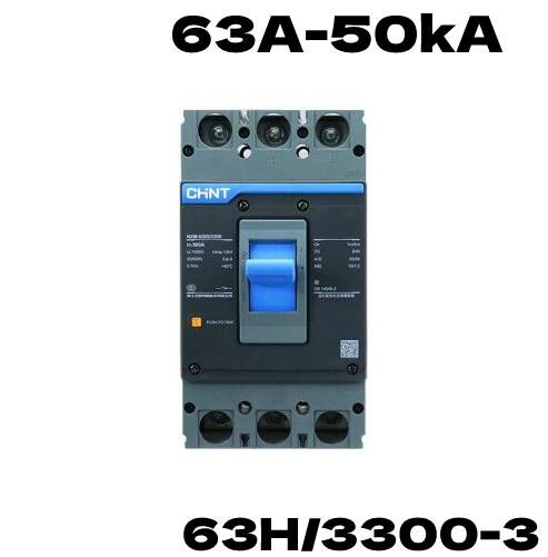 CHİNT NXM-63H/3300 3 KUTUP 63A 50kA