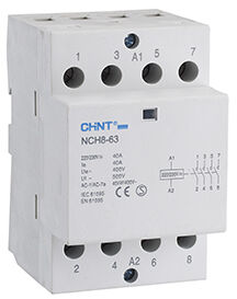 Chint 256101 Nch8 Serisi Sessiz Kontaktör / 4 Kutuplu 63A