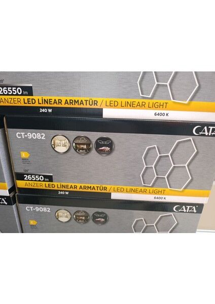 Cata CT-9082B(KL-6) Anzer Led Linear Armatür(Beyaz)