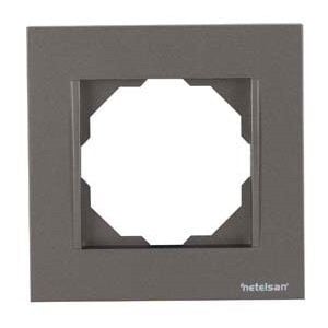 Netelsan M.U.CRV.10007 Byobu Tekli Çerçeve Mek.Antrasit