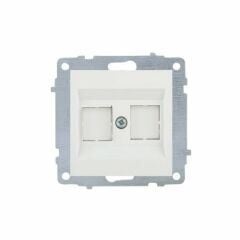 Ovivo 600-000301-233 Grano Beyaz Cat6 Data Priz (Jaksız) Boş(Ürün Çerçevesizdir)