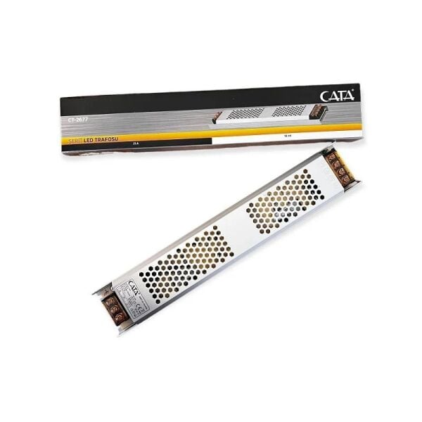 Cata CT-2677 21 Amper Şerit Led Trafosu (250W) (Süper Slim