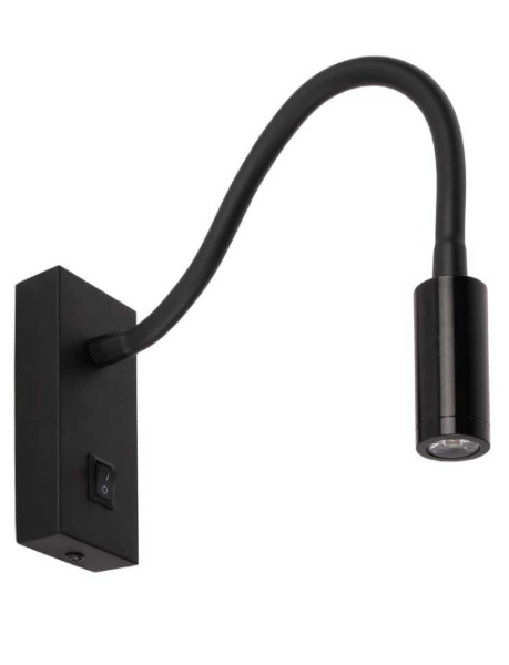 ACK 3W SİYAH 3000K  LED APLİK