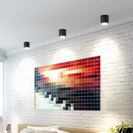 Cata CT-5421SB Foça Sıva Üstü Armatür (Gu-10 ) (Siyah+Bakır)