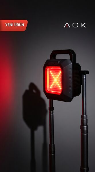 ACK Şarjlı AC62-05092 Edilebilir Taşınabilir Led Projektör Cct 50W