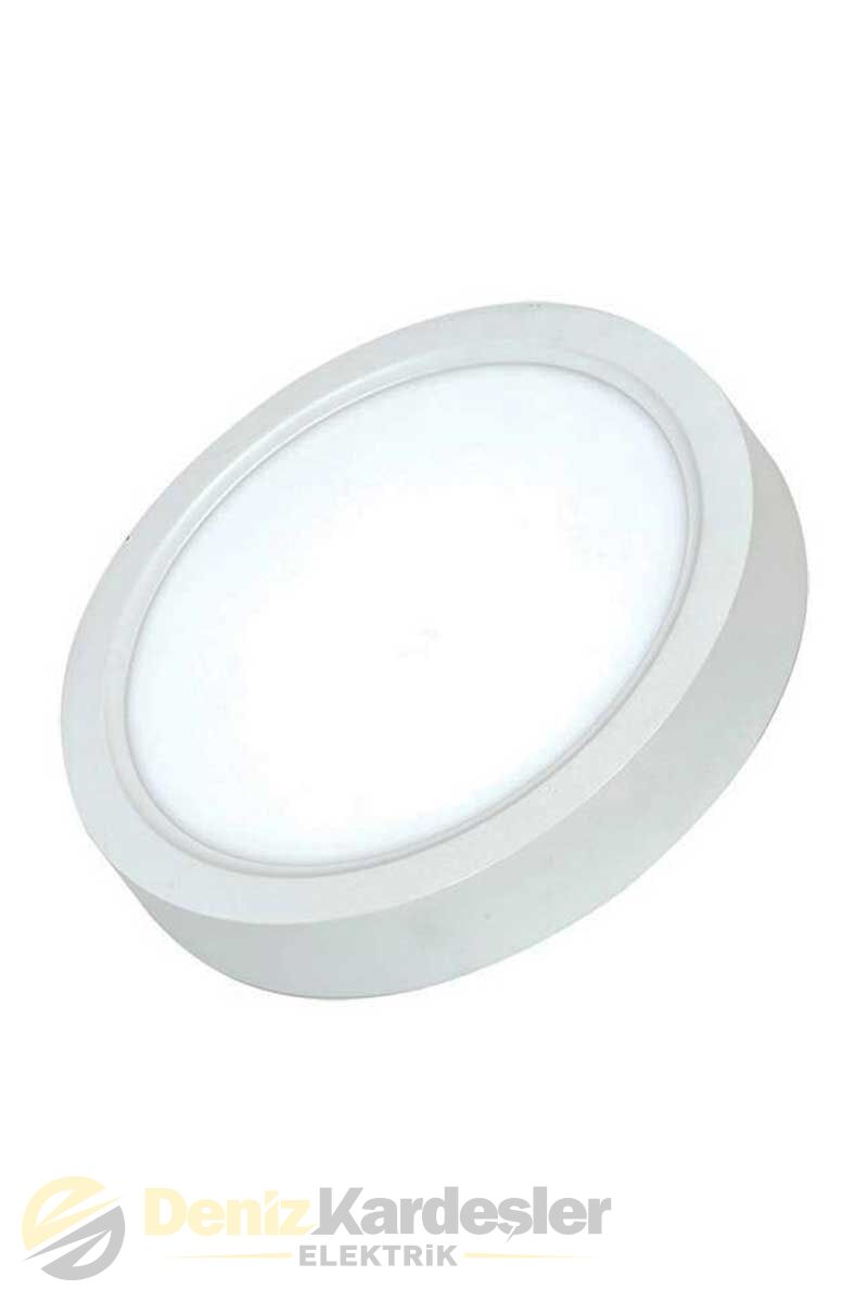 ACK 18W BEYAZ 6500K SIVA ÜSTÜ YUVARLAK LED PANEL