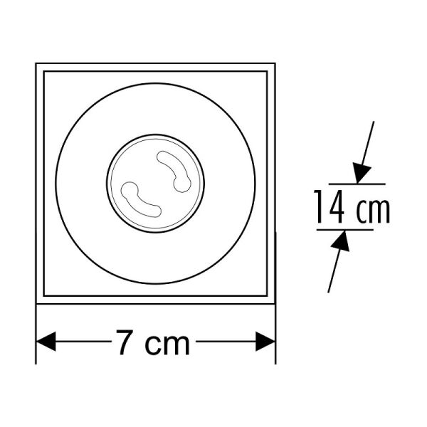 Cata CT-5417SB Athena S/Ü Armatür (Gu-10)(Siyah+Bakır)