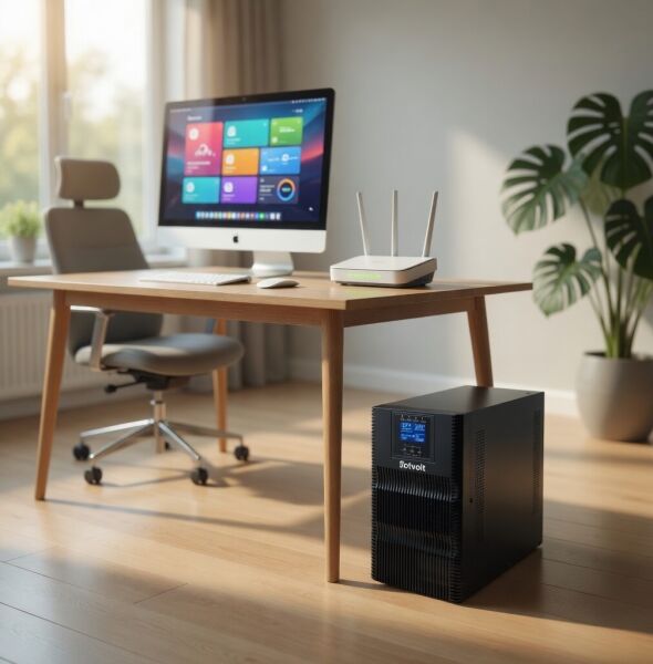 DOTVOLT MN PLUS 3 KVA 1/1 ONLINE UPS-6 X 12V 7AH