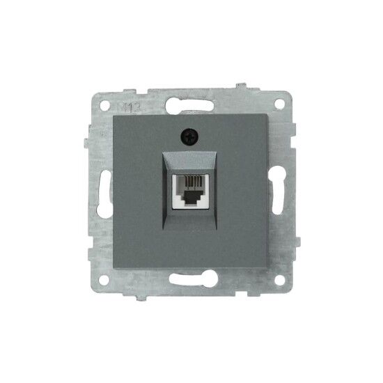 Ovivo 600-000311-221 Grano Füme Numeris Rj11-623 Kabl Modül+Kapa (Ürün Çerçevesizdir)