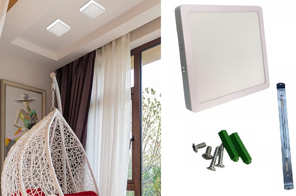 Cata CT-5234B 18W Sıva Üstü Led Panel (Kare) (Beyaz)