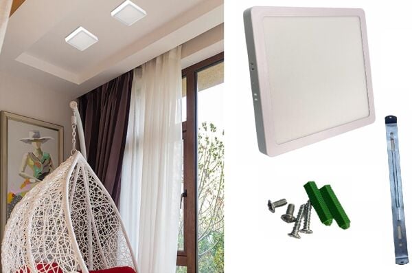 Cata CT-5234B 18W Sıva Üstü Led Panel (Kare) (Beyaz)