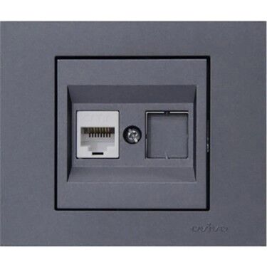 Ovivo 600-000311-235 Grano Füme Usb Data Prizi (Ürün Çerçevesizdir)