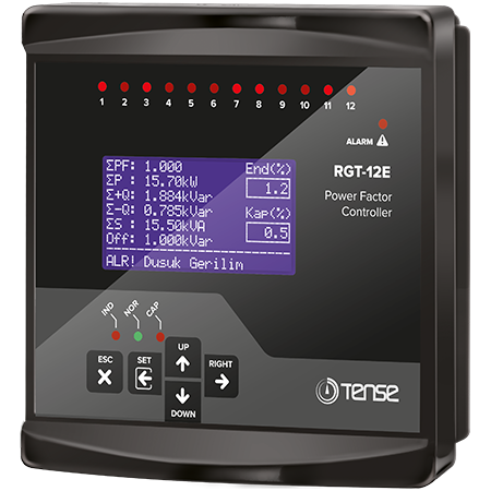 Tense RGT-12E 12 Kademe Güç Kontrol Rolesi Ekonomik