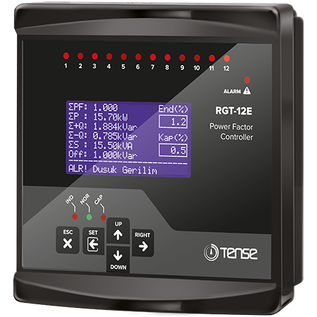 Tense RGT-12E 12 Kademe Güç Kontrol Rolesi Ekonomik