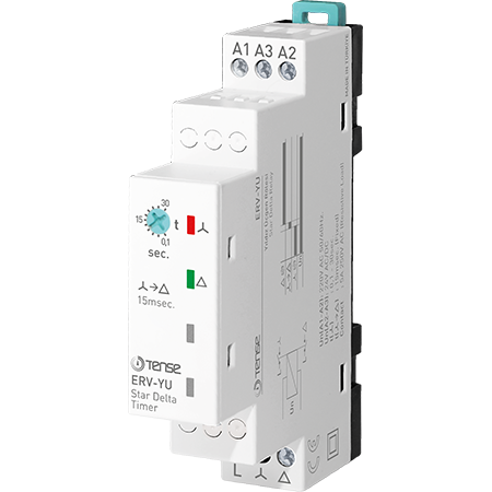 Tense ERV-YU Kumanda Kontrol Rölesi, Yıldız-Üçgen Bağlant