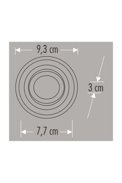 Cata CT-5001 Panter Yuvarlak Spot ( Beyaz Kasa )