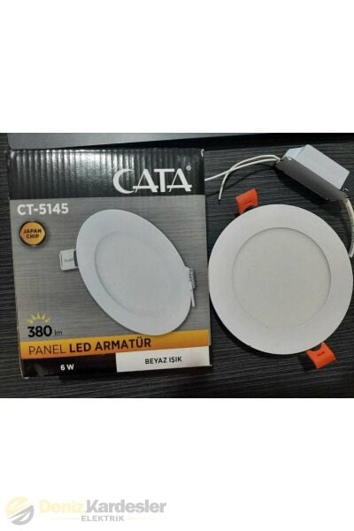 Cata CT-5145B 6W Slim Panel (Beyaz)