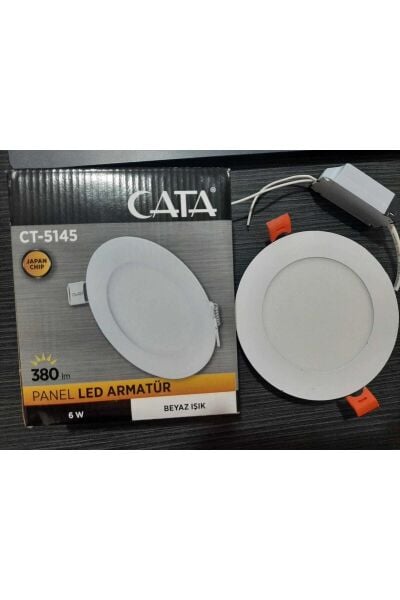 Cata CT-5145B 6W Slim Panel (Beyaz)