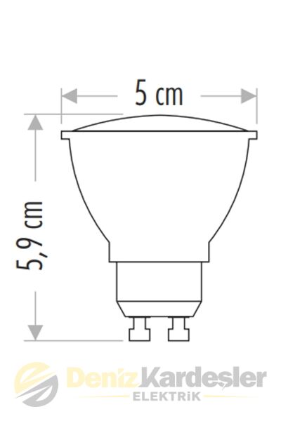 CATA 7W LED AMPUL (GU-10) (BEYAZ)