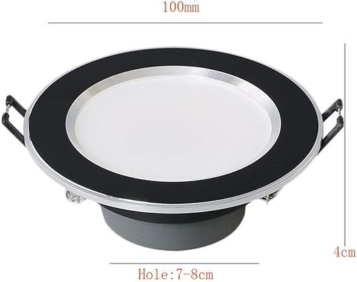 CATA 6W ZEBRA LED ARMATÜR (SİYAH-KROM) (3 RENK)