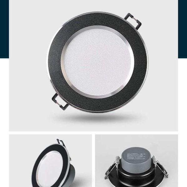 CATA 6W ZEBRA LED ARMATÜR (SİYAH-KROM) (3 RENK)