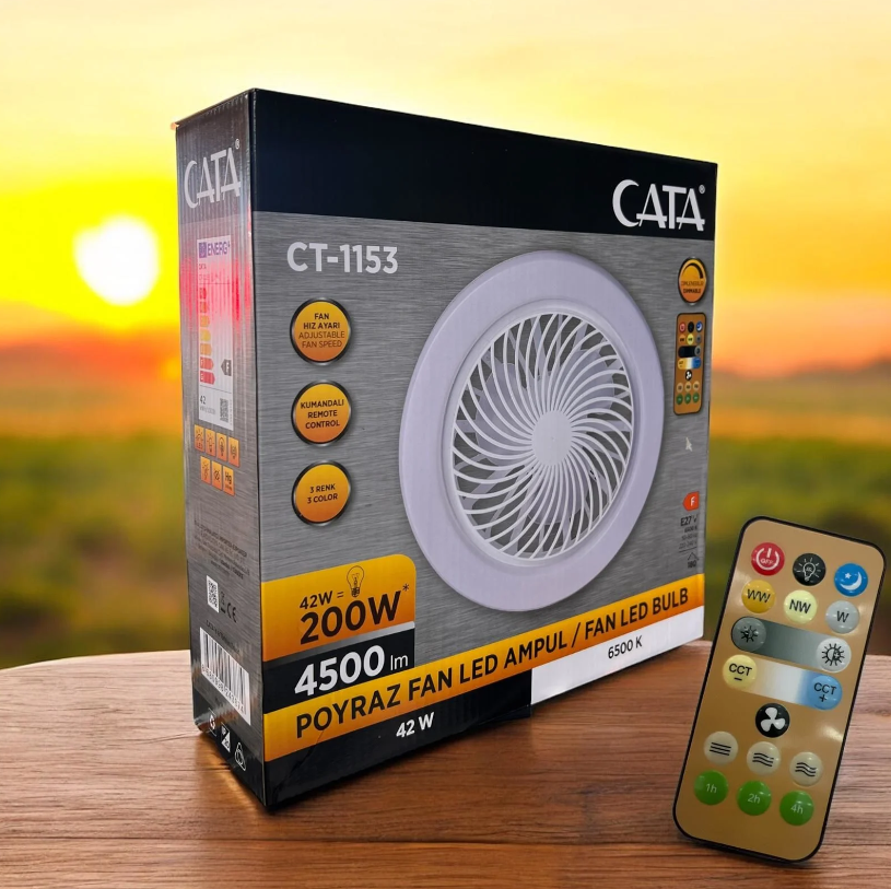 Poyraz CT-1153 Fan Led Ampul