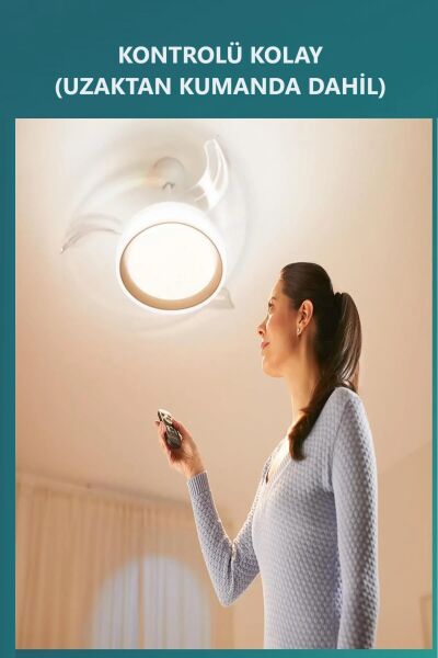 Phılıps 253382-91 Blıss Dc Fan Ceılıng 28W+35W Tw White