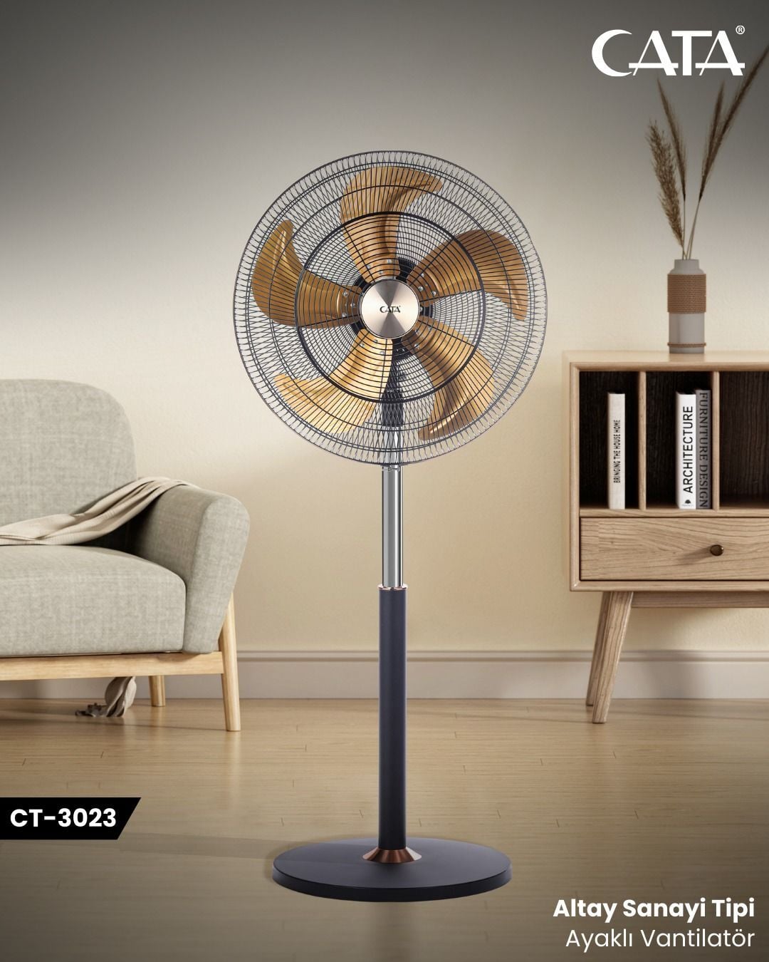 Cata CT-3023 Altay Sanayi Tipi Ayaklı Vantilatör