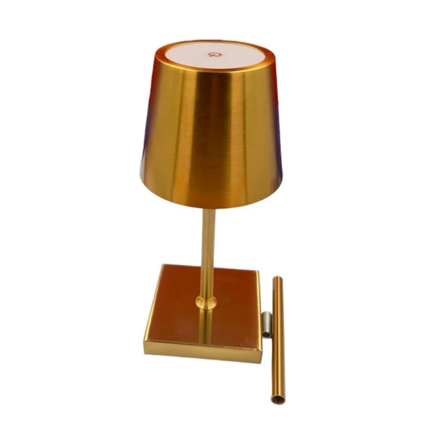 CATA İSTANBUL SARJLI MASA LAMBASI GOLD