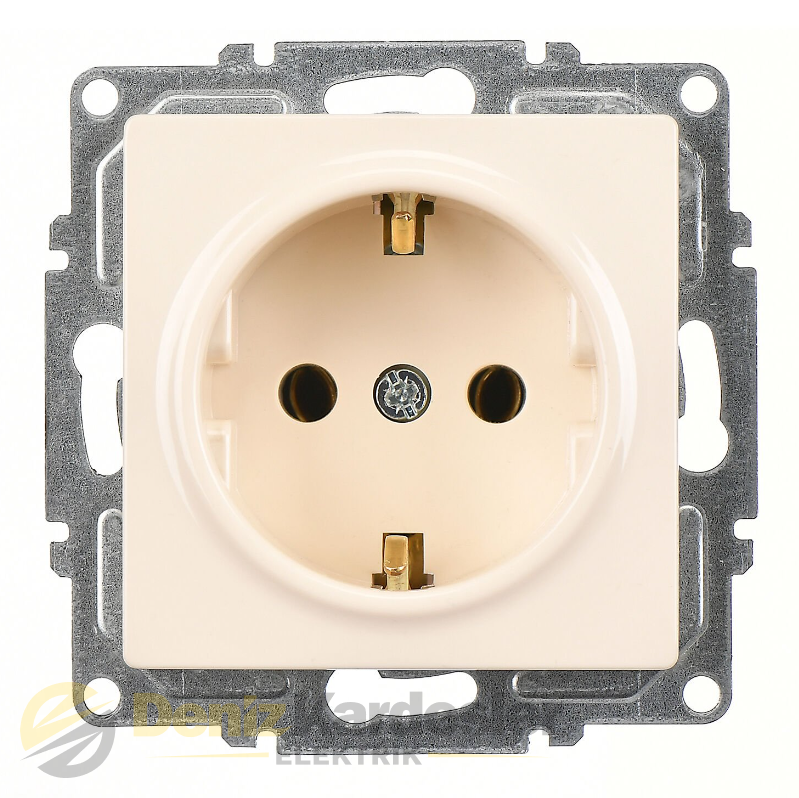 GÜNSAN VİSAGE KREM TOPRAKLI PRİZ MEK.