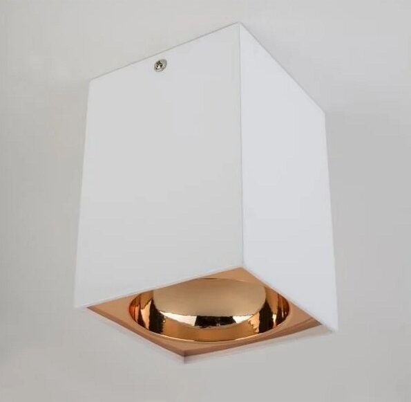 Cata CT-5420BB Bergama S/Ü Armatür (Gu-10) (Beyaz+Bakır) Armatür