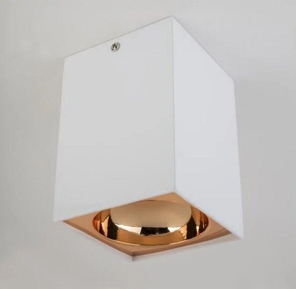 Cata CT-5420BB Bergama S/Ü Armatür (Gu-10) (Beyaz+Bakır) Armatür