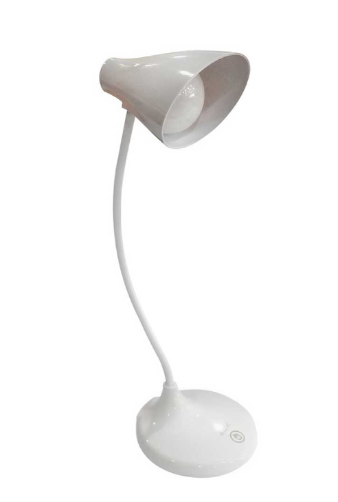 ACK ŞARJLI DOKUNMATİK DİMLİ BEYAZ GÖVDE LED MASA L