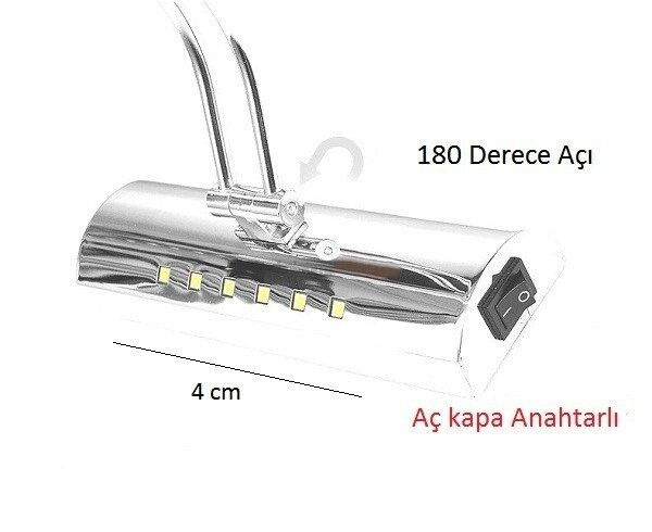 Cata AE1820-4HF 7W Ledli Kuğu Aplik (Beyaz)