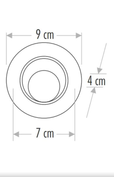 Cata CT-5204B 7W Akik Smd Led Armatür (Beyaz)