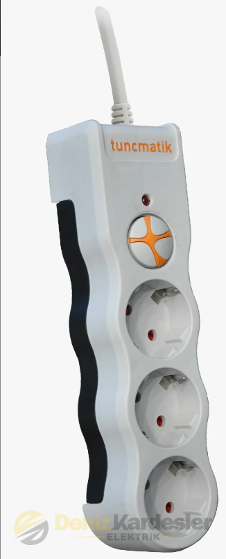 AKIM KORUMALI PRİZ 3 LÜ BEYAZ 1,5 METRE