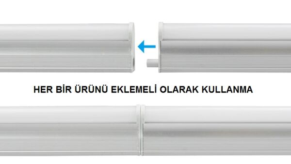Cata CT-2469B 20W T5 Ledli Bant Armatür ( Beyaz )