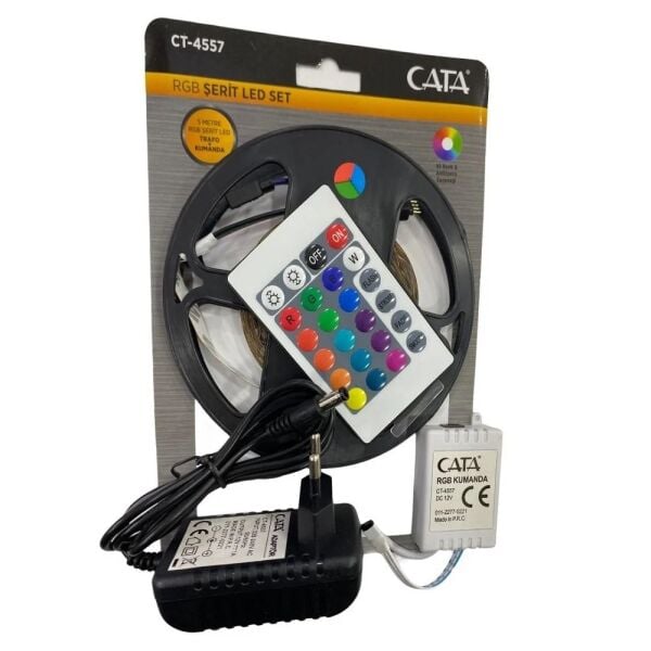 Cata CT-4557 Rgb Şerit Led Set (54 Cip 2835)