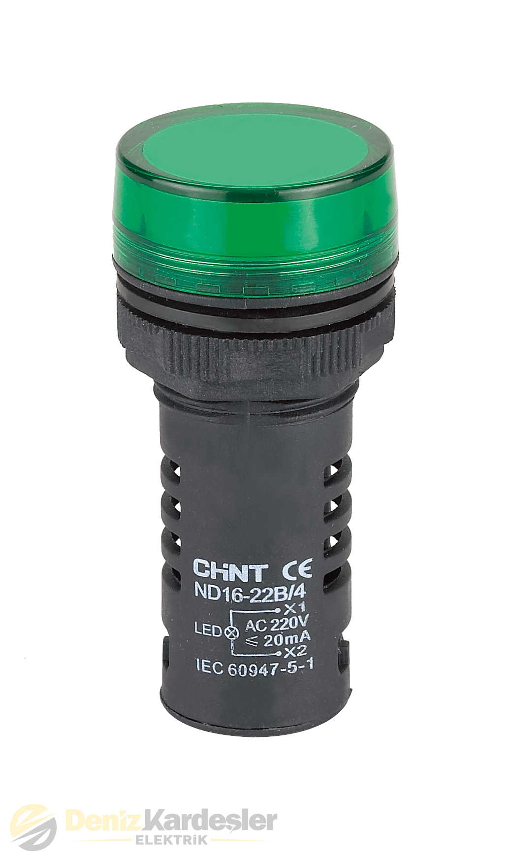 CHİNT EKO SERİSİ SİNYAL LAMBASI YEŞİL AC 220V