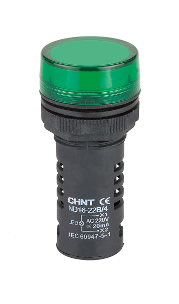 Chint 500503 Eko Serisi Sinyal Lambası Yeşil Ac 220V