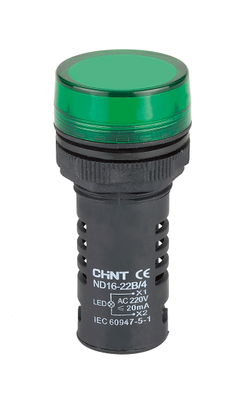 Chint 500503 Eko Serisi Sinyal Lambası Yeşil Ac 220V