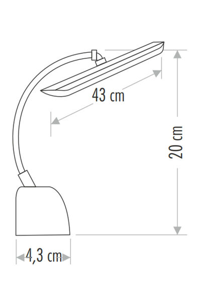 Cata CT-5244G 10W Mandarin Led Aplik (Siyah Kasa)(Günışığı)